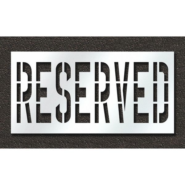 Pavement Stencil, Reserved, STL-108-73633