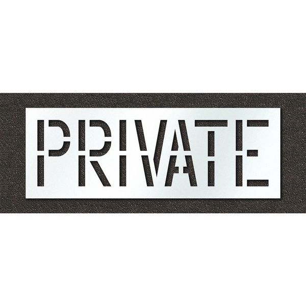 Pavement Stencil, Private, STL-108-71829