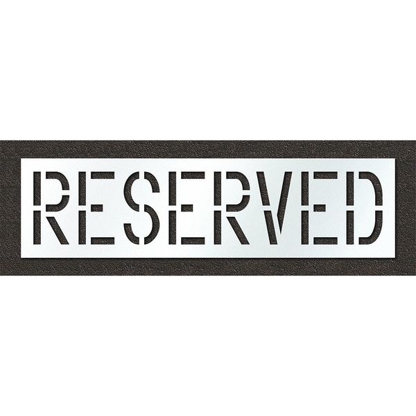 Pavement Stencil, Reserved, STL-108-71833