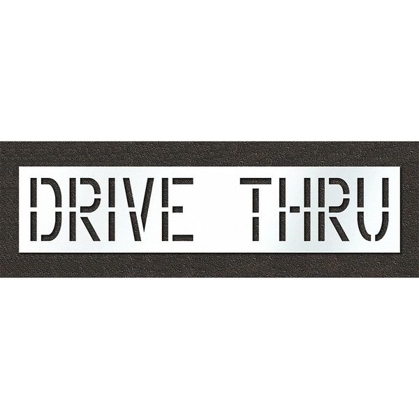 Pavement Stencil, Drive Thru, STL-108-71836