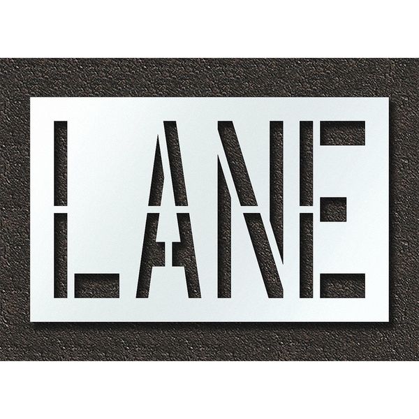 Pavement Stencil, Lane, STL-108-72402