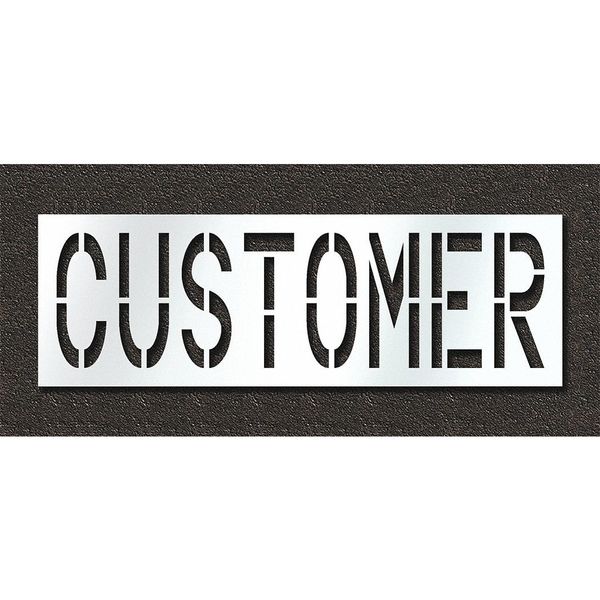 Pavement Stencil, Customer, STL-108-72414