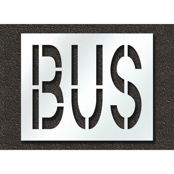 Pavement Stencil, Bus, STL-108-72415