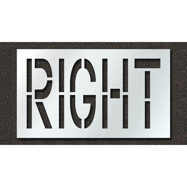 Pavement Stencil, Right, STL-108-72421
