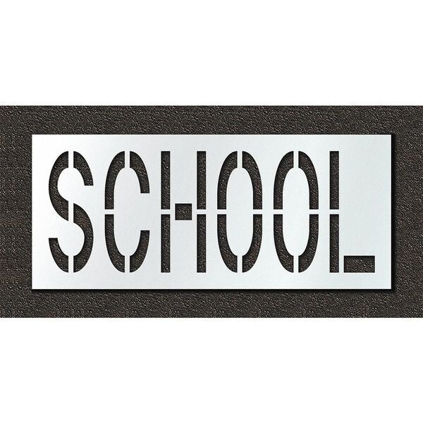 Pavement Stencil, School, STL-108-72423