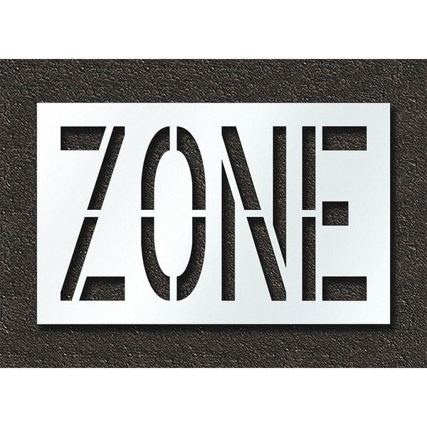 Pavement Stencil, Zone, STL-108-72424