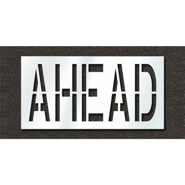 Pavement Stencil, Ahead, STL-108-72428