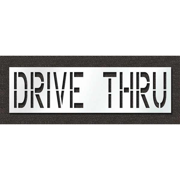 Pavement Stencil, Drive Thru, STL-108-72436