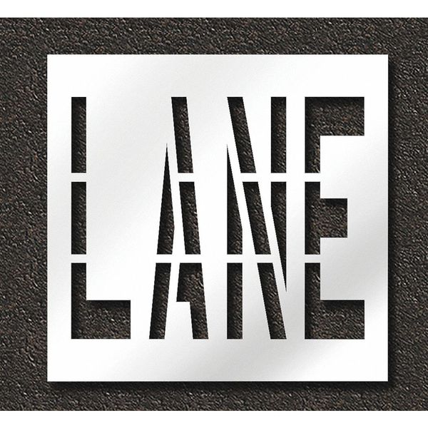 Pavement Stencil, Lane, STL-108-73602