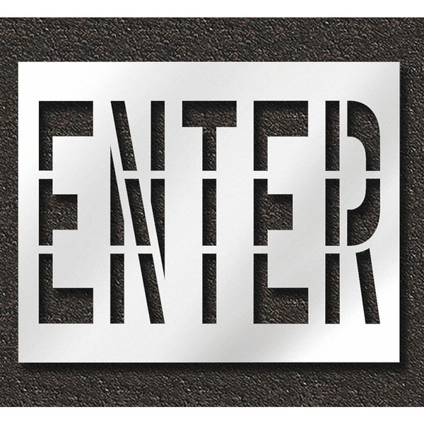 Pavement Stencil, Enter, STL-108-73604