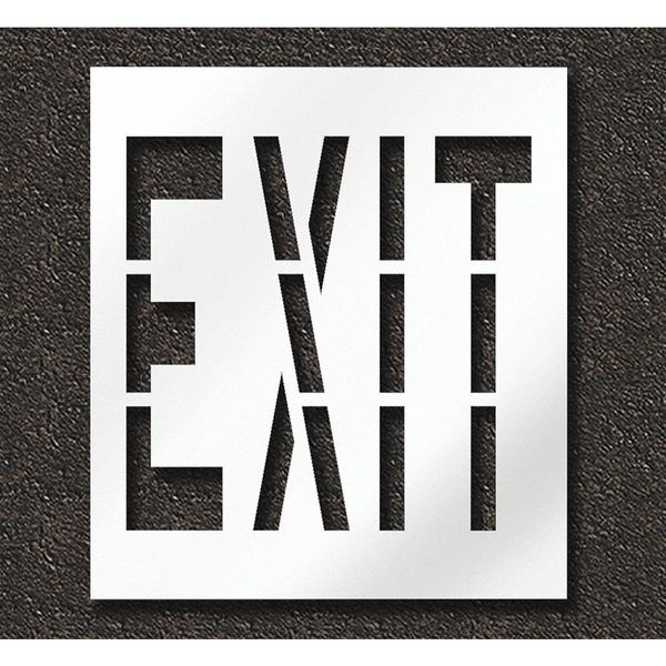 Pavement Stencil, Exit, STL-108-73605