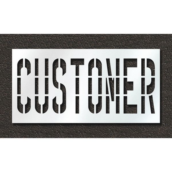 Pavement Stencil, Customer, STL-108-73614