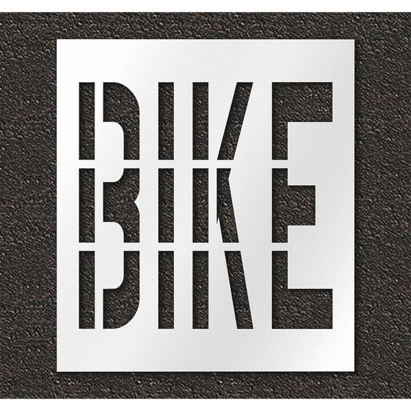 Pavement Stencil, Bike, STL-108-73617