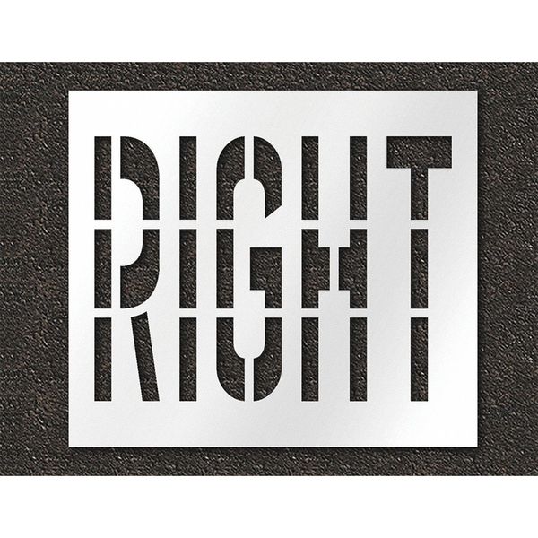 Pavement Stencil, Right, STL-108-73621