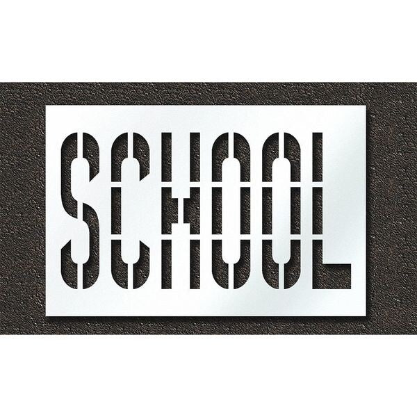 Pavement Stencil, School, STL-108-73623