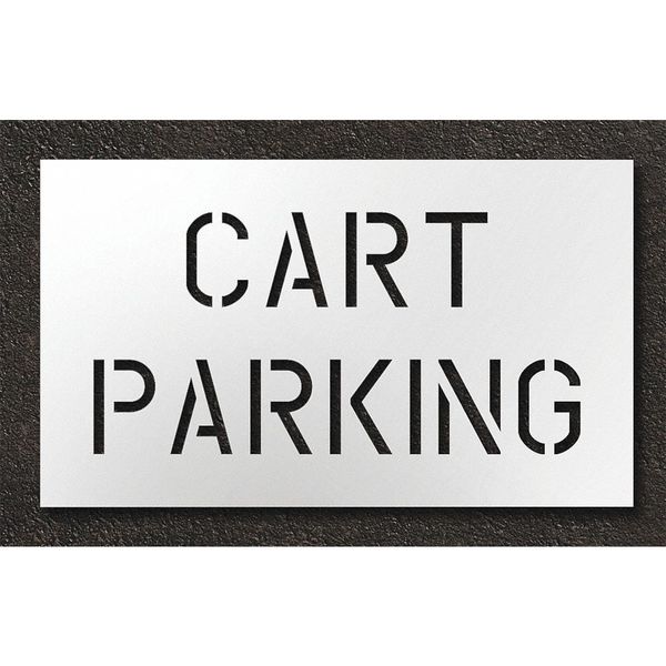 Pavement Stencil, No Carts, STL-108-75601