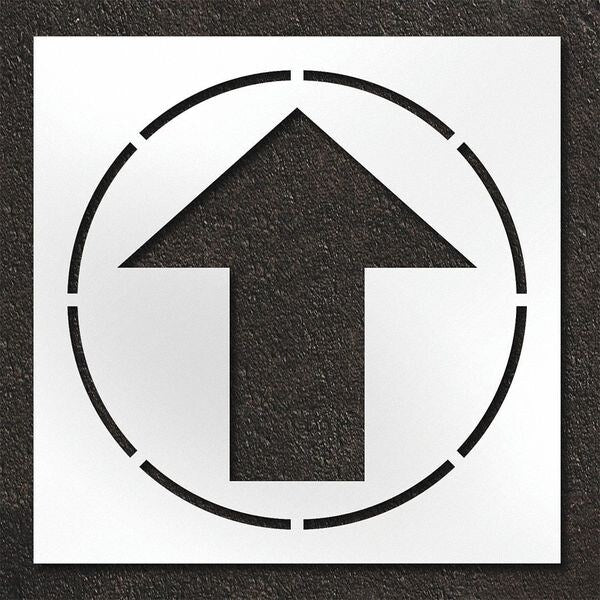 Pavement Stencil, Straight Arrow, STL-108-14808