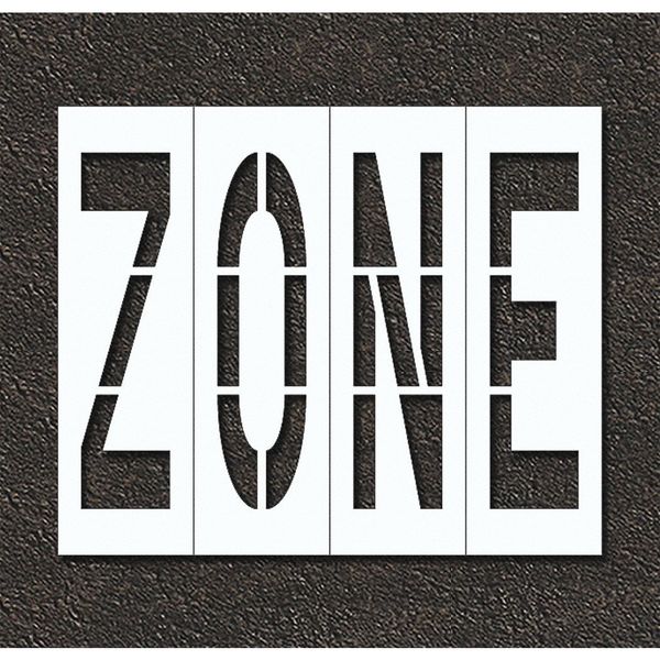 Pavement Stencil, Zone, STL-108-74824