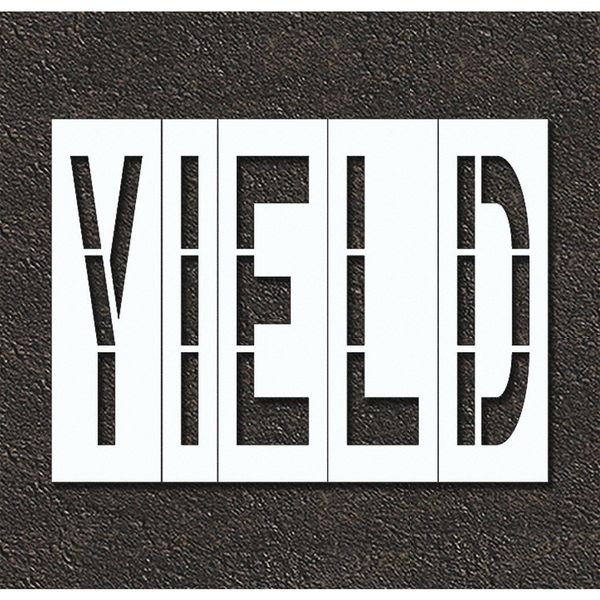 Pavement Stencil, Yield, STL-108-74826
