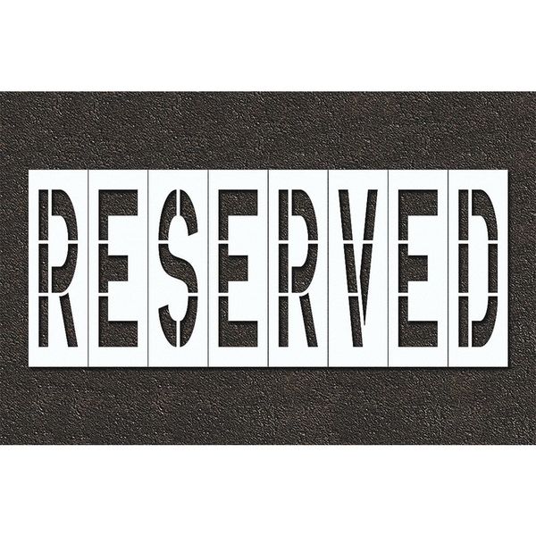 Pavement Stencil, Reserved, STL-108-74833