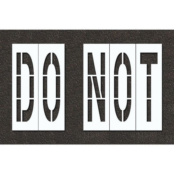 Pavement Stencil, Do Not, STL-108-74835