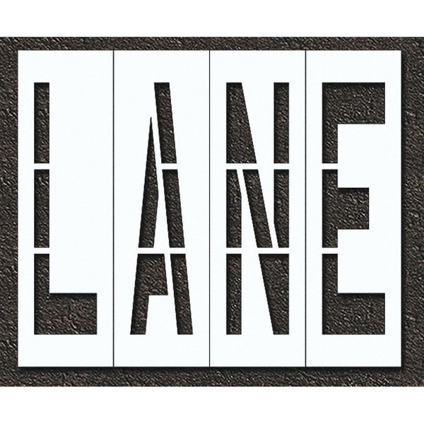Pavement Stencil, Lane, STL-108-79602