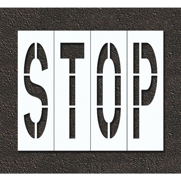 Pavement Stencil, Stop, STL-108-79603