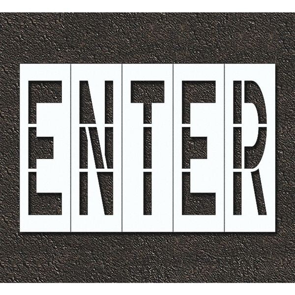 Pavement Stencil, Enter, STL-108-79604