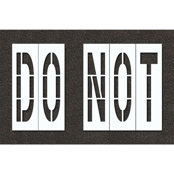 Pavement Stencil, Do Not, STL-108-79635