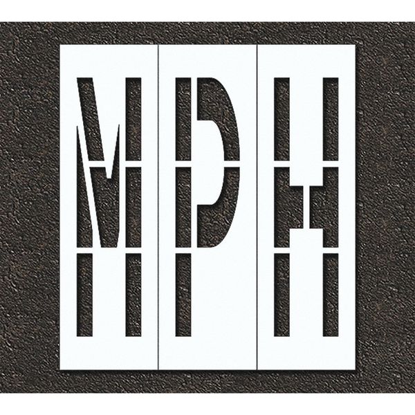 Pavement Stencil, Mph, STL-108-79637