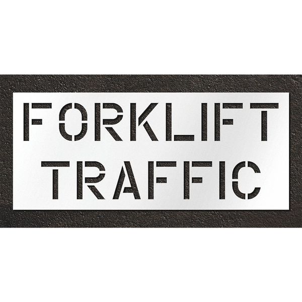 Pavement Stencil, Forklift Traffic, STL-108-11202