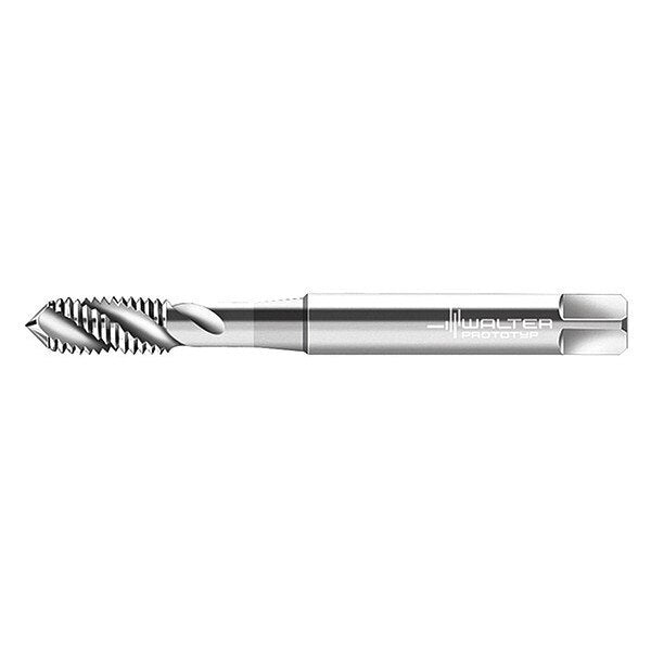 Spiral Flute Tap, #1-72, Plug, UNF, 3 Flutes, Uncoated