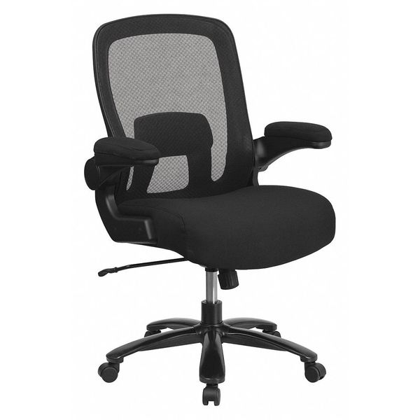 BlackBig and Tall Office Chair, 31 1/2 inW28-1/2