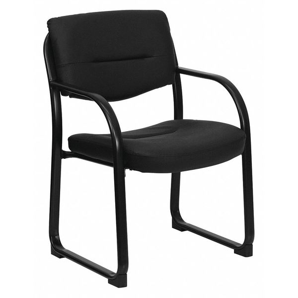 BlackExecutive Side Reception Chair, 23