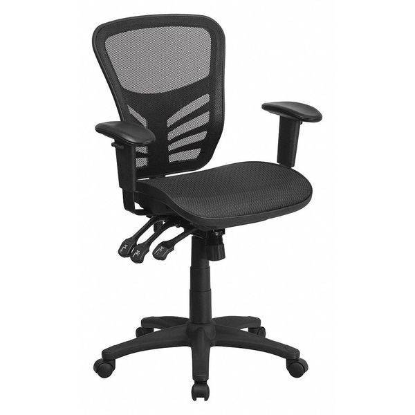 Mesh Executive Chair, 23 1/2-, Adjustable Padded