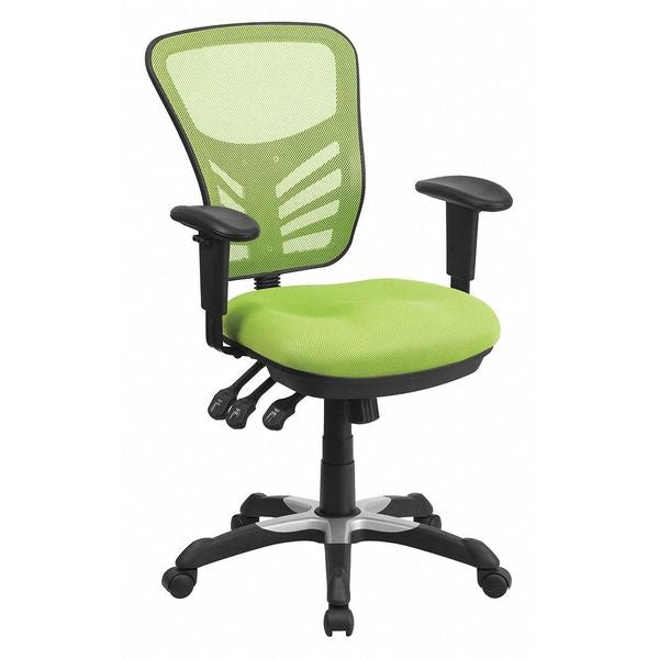 Side Chair, Mesh, Adjustable Padded, Green