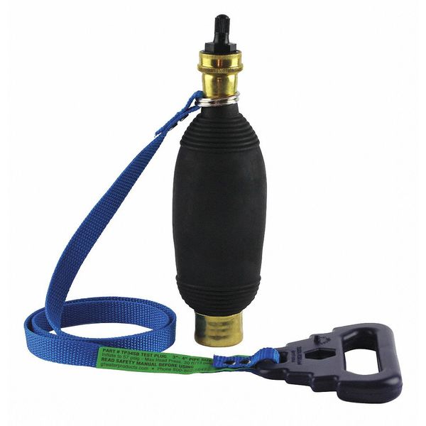 Test Plug, Rubber, Pneumatic, 3