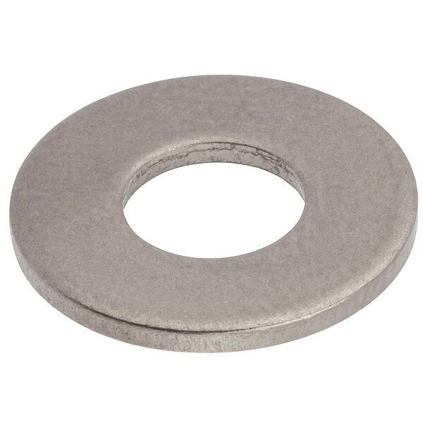 Flat Washer, Fits Bolt Size #10 , Titanium Plain Finish, 5 PK