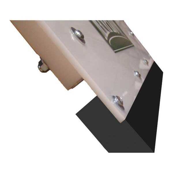 Replacement EZ Glide Edge, HDPE Blade Material, 24 in Blade Width