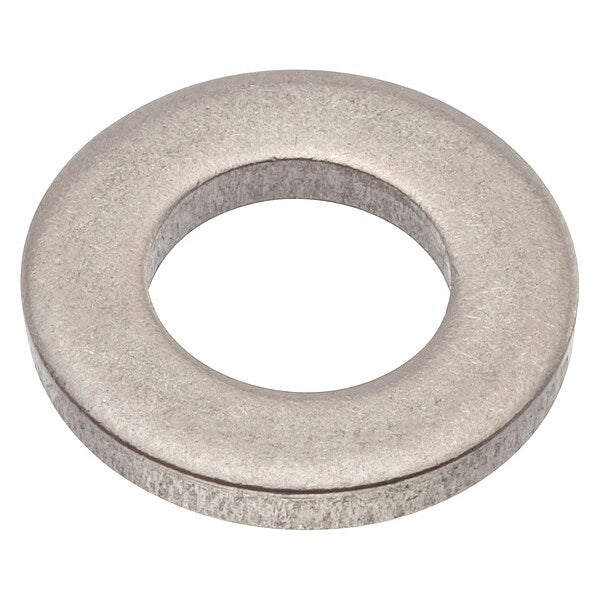 Flat Washer, Fits Bolt Size M6 , Titanium Plain Finish, 5 PK