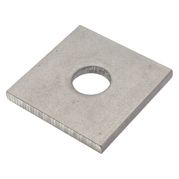 Square Washer, Fits Bolt Size 3/4 in 18-8 Stainless Steel, Plain Finish