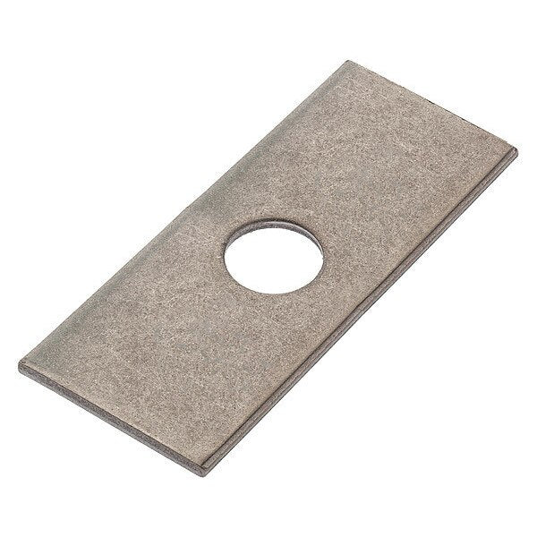 Square Washer, Fits Bolt Size 5/8 in 18-8 Stainless Steel, Plain Finish
