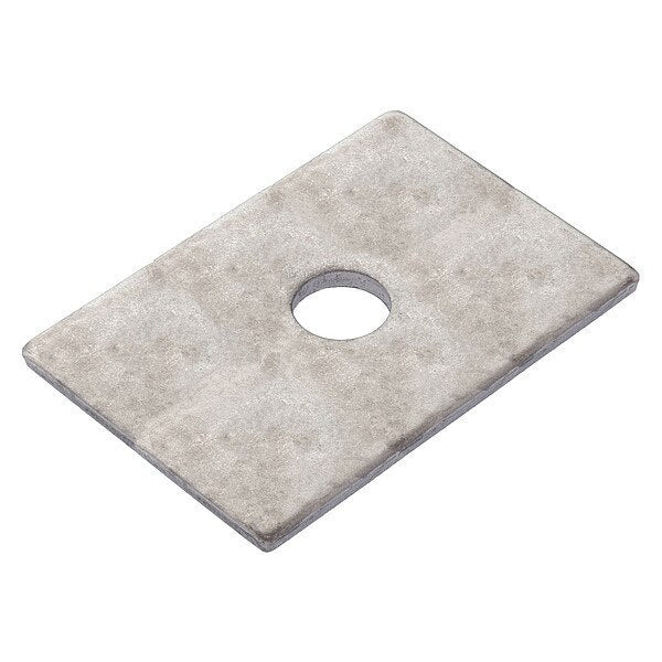 Square Washer, Fits Bolt Size 3/4 in 18-8 Stainless Steel, Plain Finish