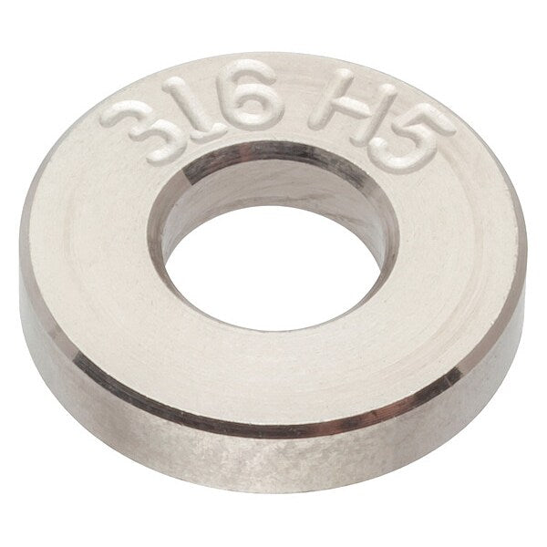 Flat Washer, Fits Bolt Size #10 , Stainless Steel Plain Finish