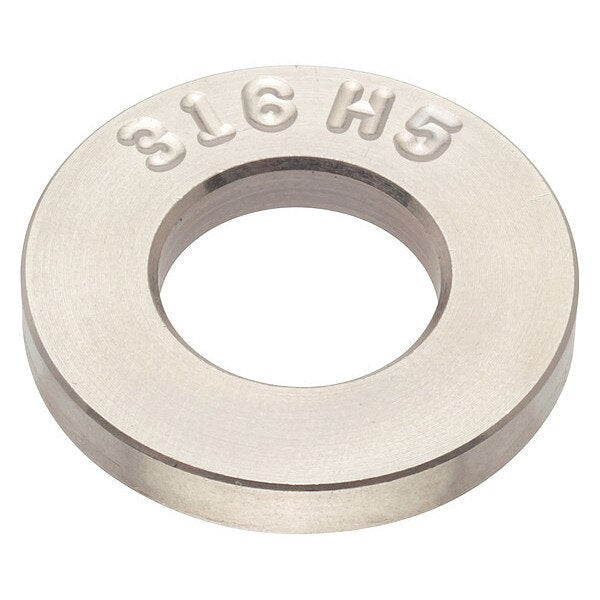 Flat Washer, Fits Bolt Size 5/16 in , Stainless Steel Plain Finish