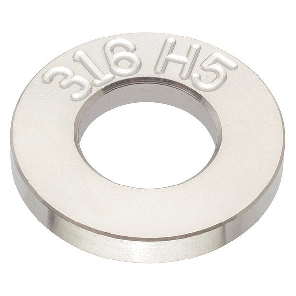 Flat Washer, Fits Bolt Size 3/8 in , Stainless Steel Plain Finish