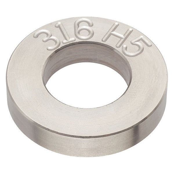 Flat Washer, Fits Bolt Size 1/2 in , Stainless Steel Plain Finish