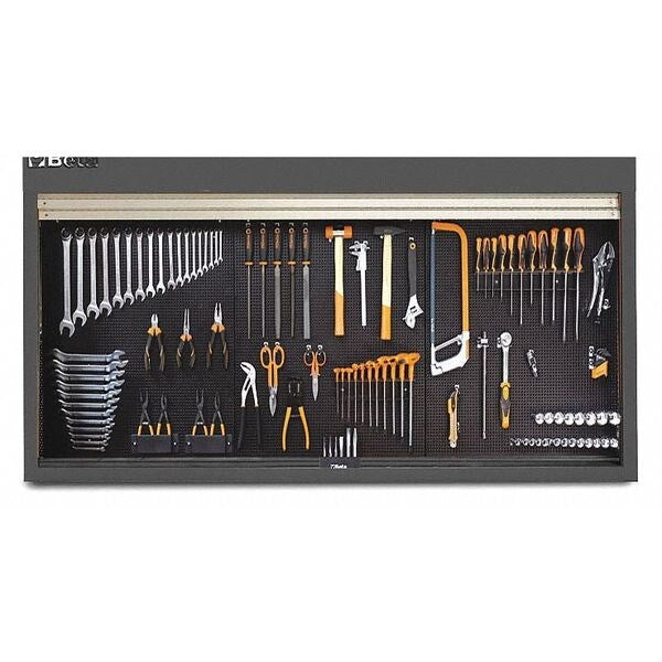 Wall Mount Pegboard Cabinet, Gray, 37