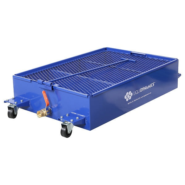Oil Drain, Low Profile, Capacity 25 Gal.
