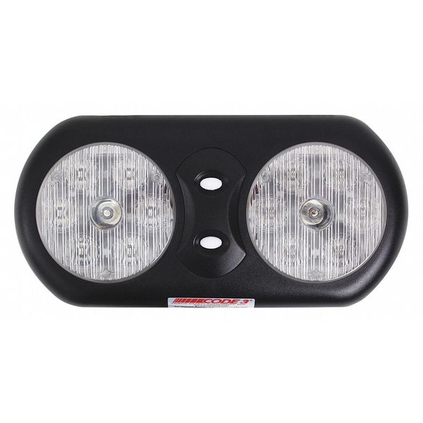 Warning Lamp, Round, Clear, Sealed